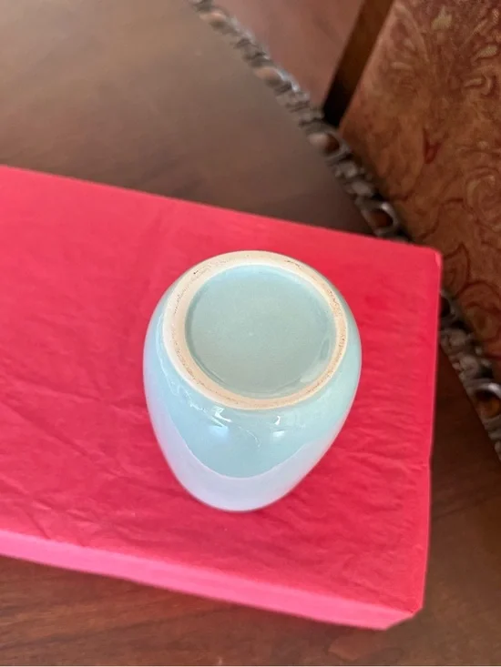 Ceramic Aqua Blue Toothbrush Holder - Picture 5 of 7